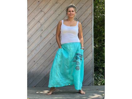 Originál sukně lněná L- XXL