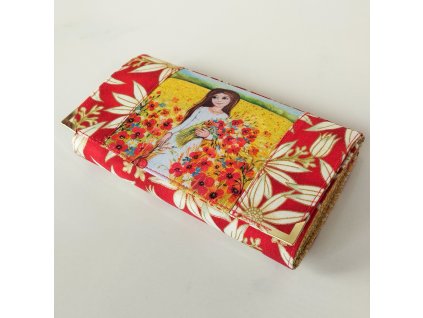 Maková panenka -  peněženka 17 cm i na karty