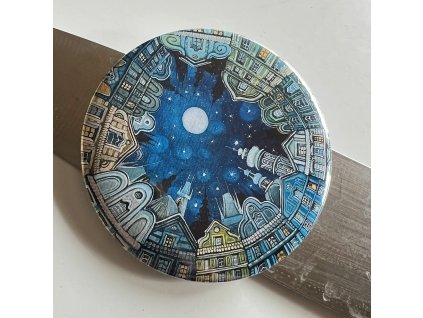 Městečko - velký magnet 75 mm