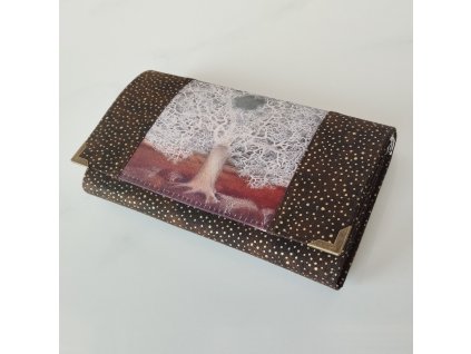 Krajkový strom - peněženka 17 cm i na karty