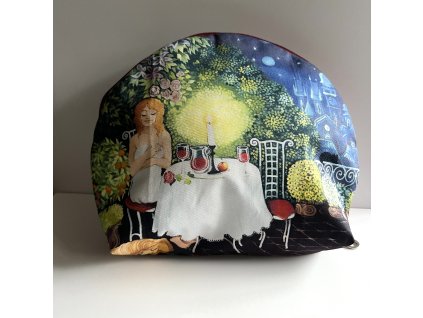 Velká taštička na drobnost Ona na terase