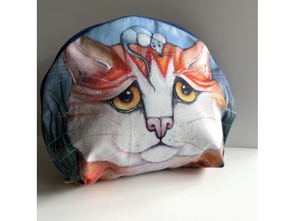 Velká taštička na drobnost Honzík smutny kocour