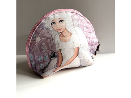 Malá taštička na drobnosti Andělka a kočičky