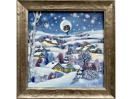 Zimní pohádka s černou kočkou