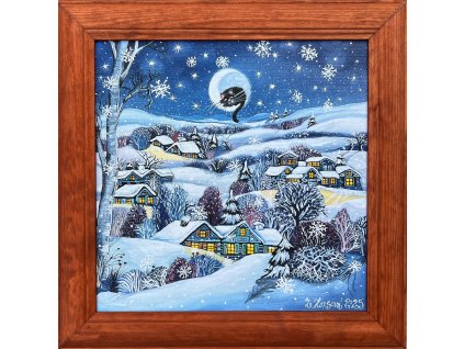 Zimní pohádka 38 x 38 cm