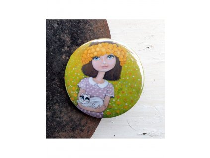 Mám věneček z pampelišek magnet 56 mm