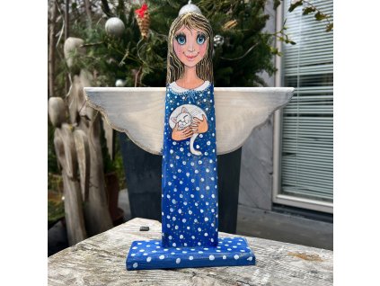 Andělka s kočičkou