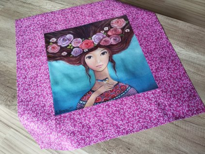 Jarní středový ubrus  Léto 64 x 64 cm