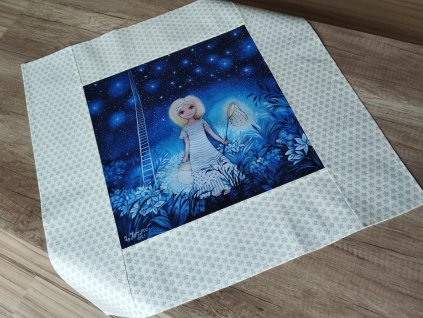 Jarní středový ubrus Světlonoška 64 x 64 cm