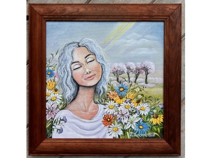 Těším se na jaro 38 x 38 cm