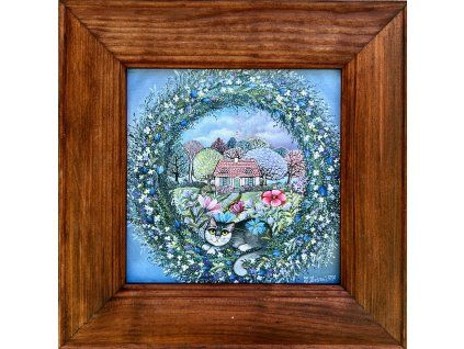 Rozkvetlý domov 23 x 23 cm