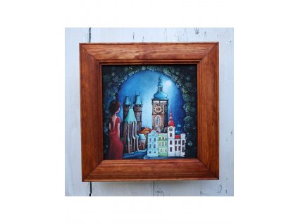 Romantický Hradec 28 x 28 cm