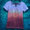 Triko s krátkým rukávem barvené a malované- originál S