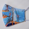 Designová dvojvrstvá rouška Námořník - pánská L