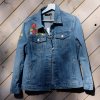 Dámská jeansová bunda - originál malovaná 36