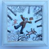 Zimní andílci 38 x 38 cm