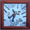 Zimní andílci 38 x 38 cm