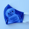 Designová  dvojvrstvá rouška Sovička - Velikost S(malá)