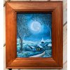 Krajina s měsícem 23 x 27 cm