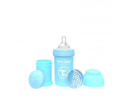 Twistshake - Kojenecká láhev Anti-Colic 180ml Pastelově modrá