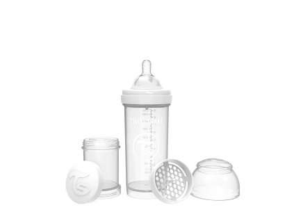 Twistshake - Kojenecká láhev Anti-Colic 260ml Bílá