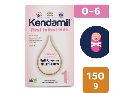 Kendamil kojenecké mléko 1 (150 g) DHA+, cestovní/testovací balení