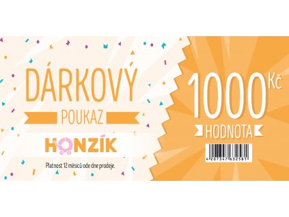 Poukaz Honzík 1000Kč