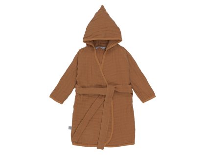 Muslin Bathrobe 2022 rust 24-36m.