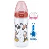 NUK FC+ lahev s kontrolou teploty Mickey 300 ml