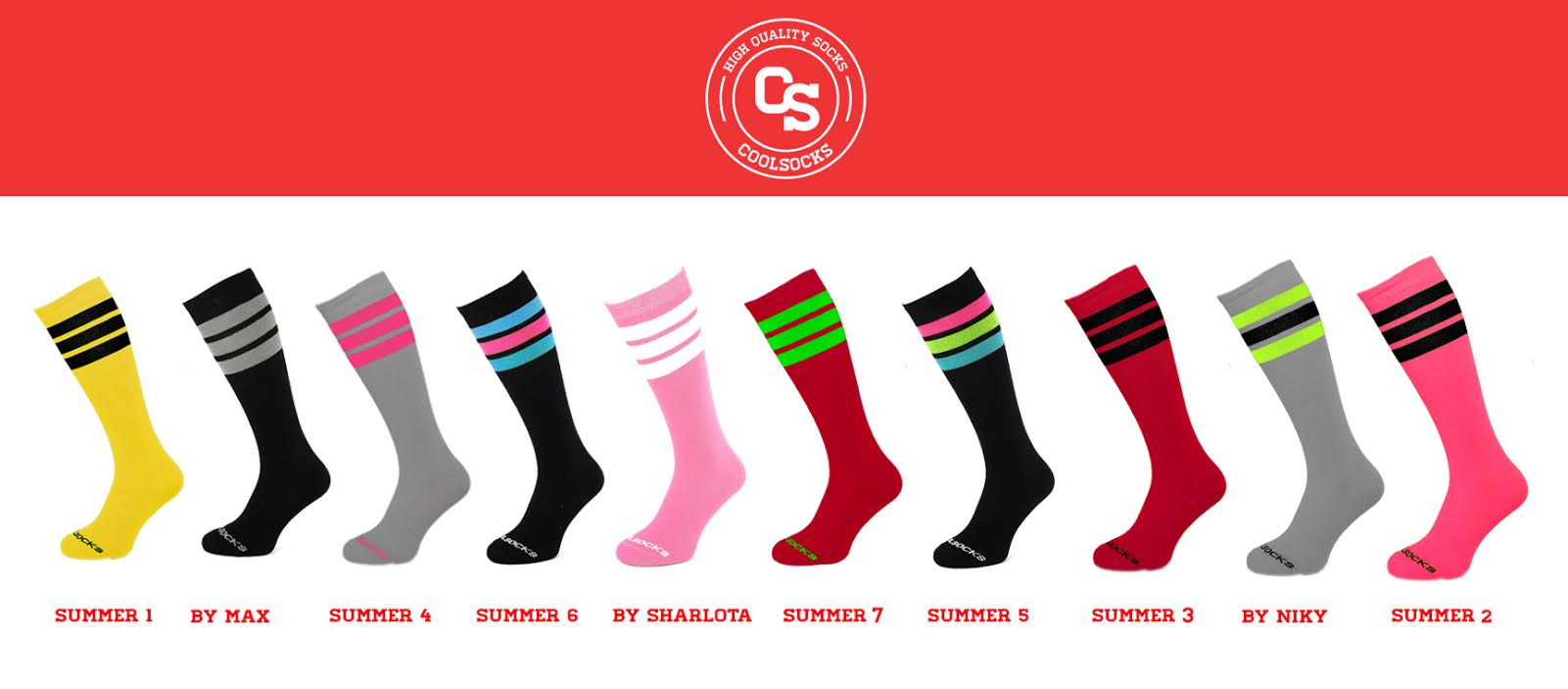 Nová kolekce podkolenek Coolsocks - SUMMER