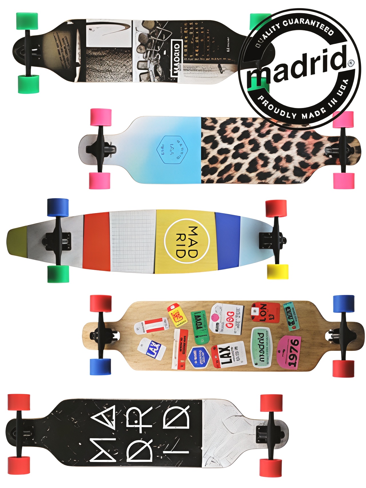 Nové modely Madrid longboard 2014