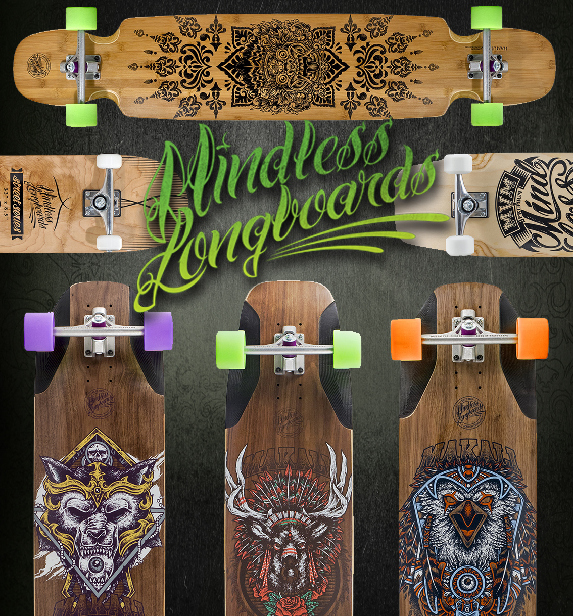 Letní várka premiových longboardů edice VOODOO!
