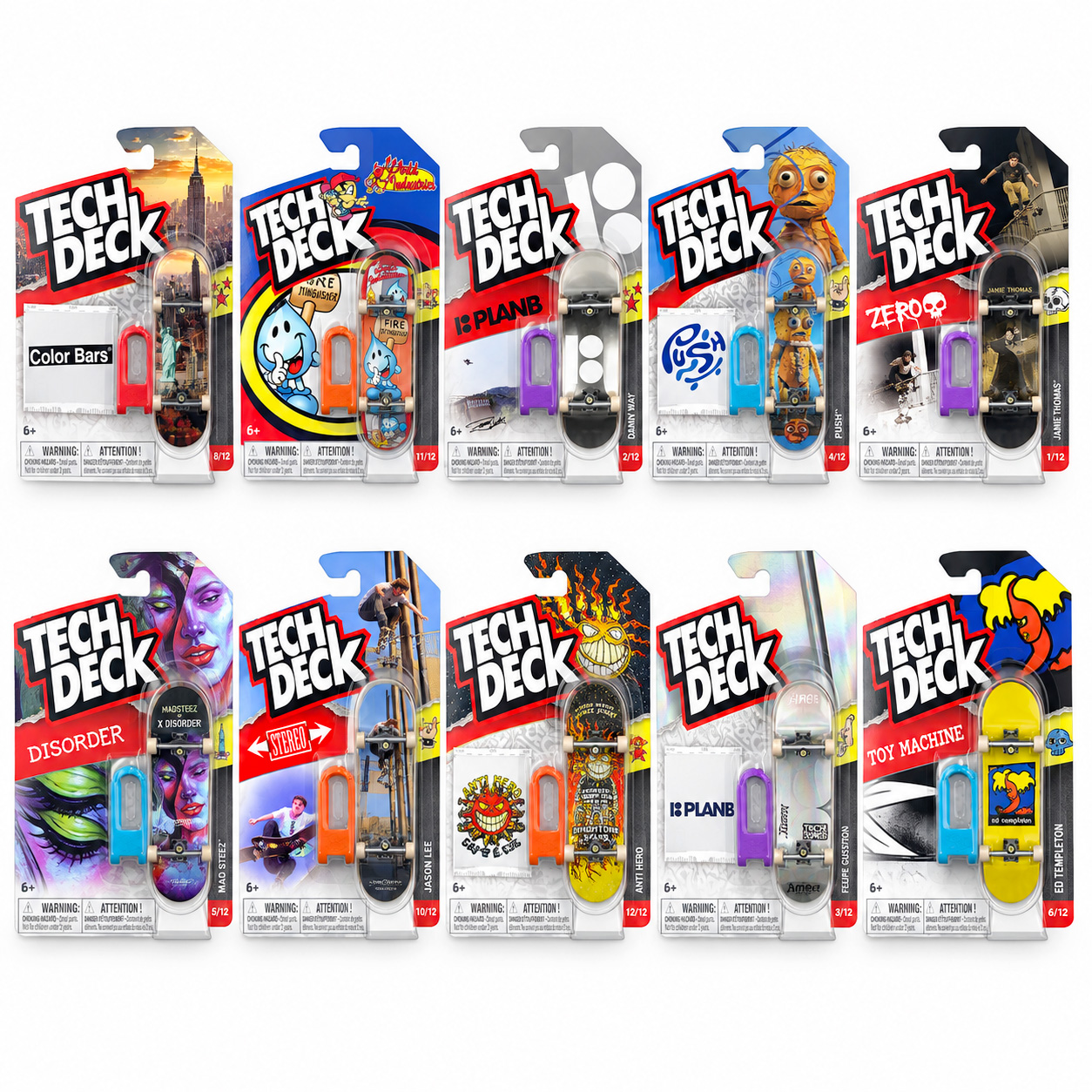 Nové Fingerboardy Tech Deck