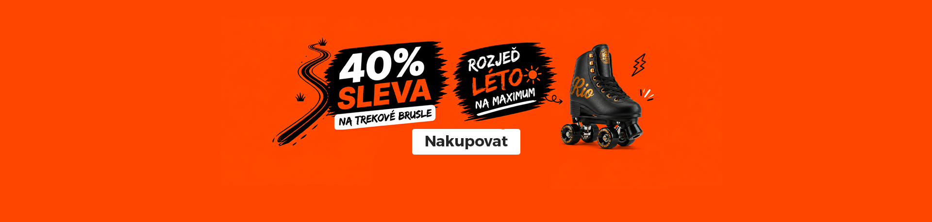 trekove brusle sleva 40%