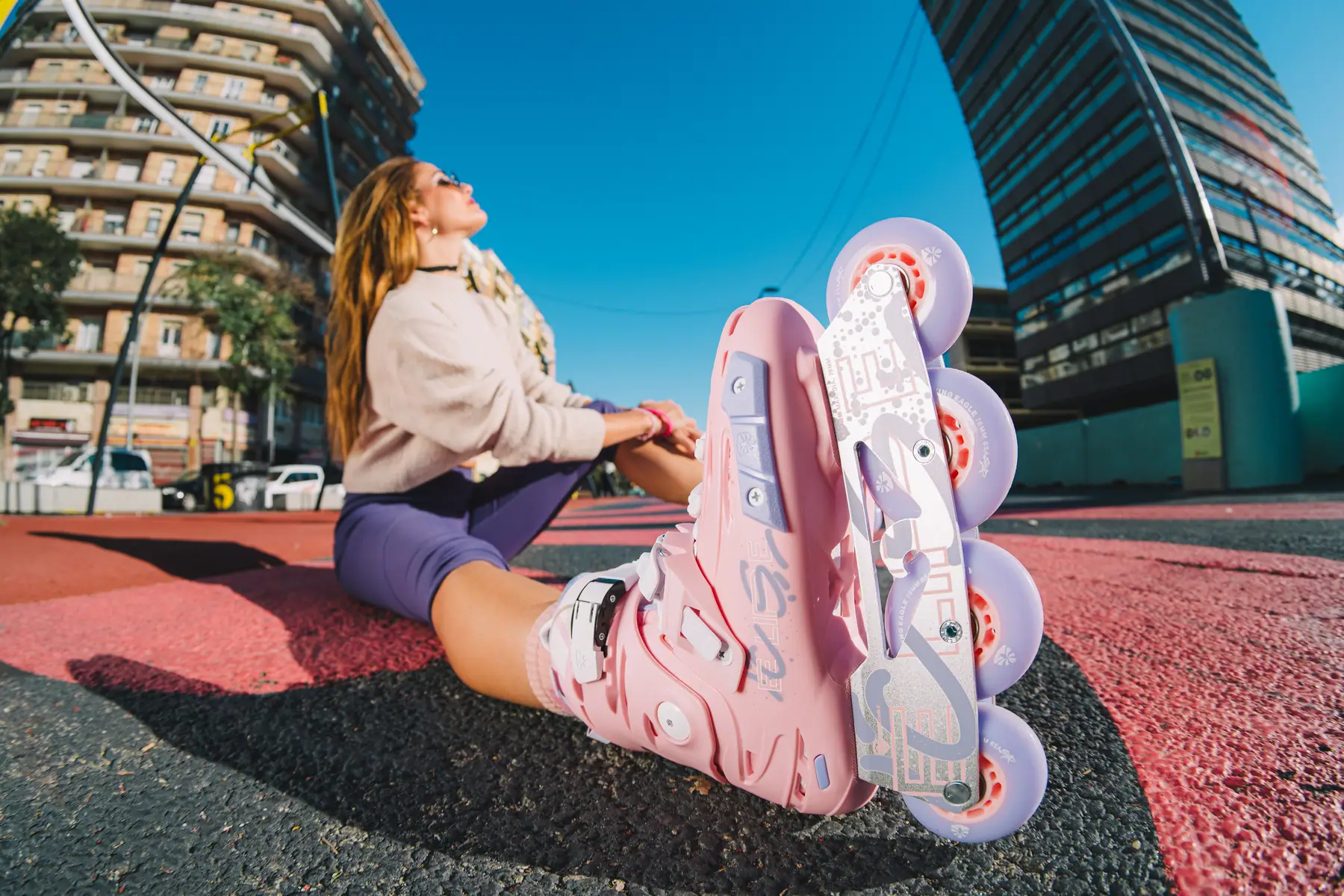 FlyingEagle - Eclipse Womes Freeskates Pink - Freestyle brusle