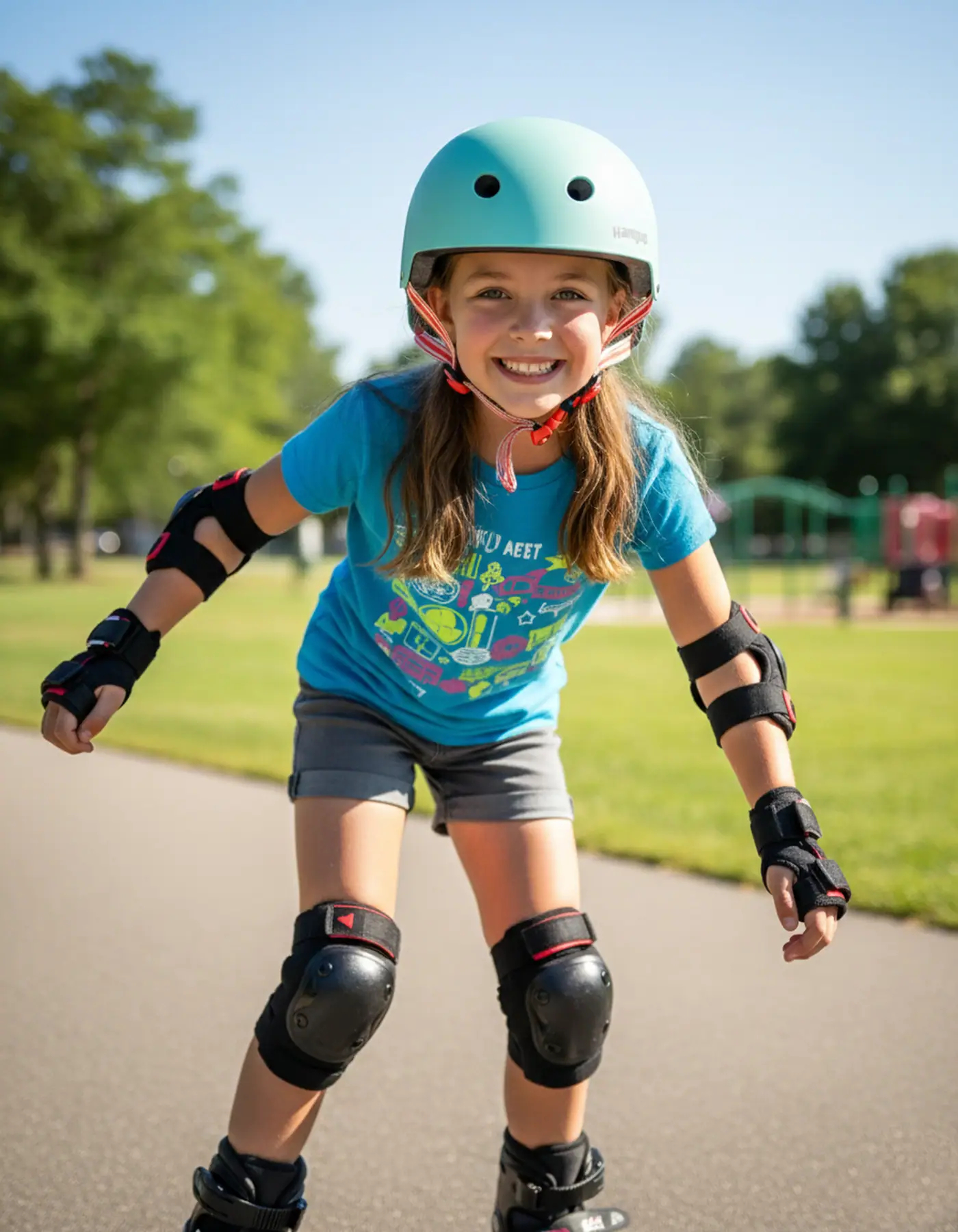 HangUp - Adjustable Skate Helmet - Mint Green - helma
