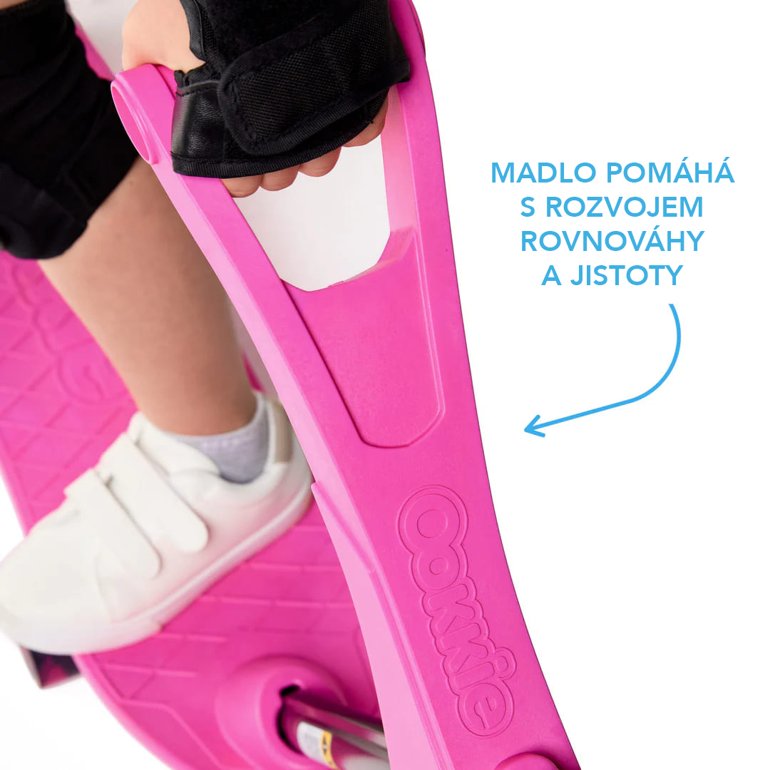 Rozvoj rovnováhy a jistoty na skateboardu díky madlu