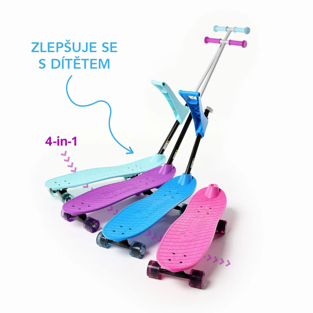Jednotivé módy skateboardu podle věku dítěte