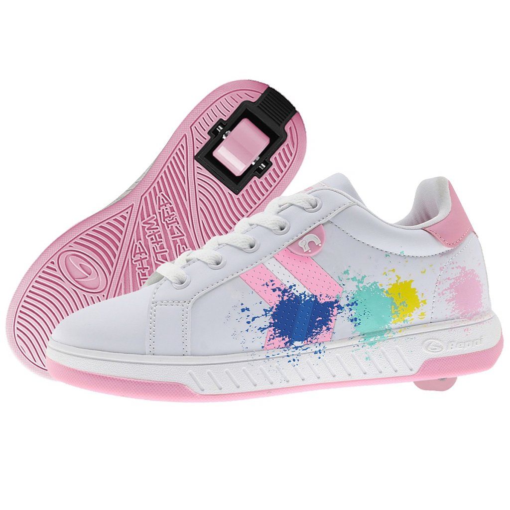 Breezy Rollers Rol Kindersneakers met Wieltjes Wit