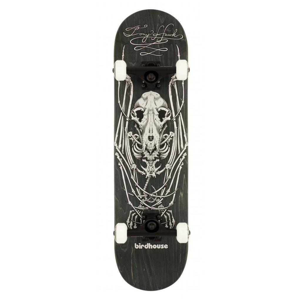Birdhouse - Stage 3 Bat Skeleton Black 8.125" - skateboard