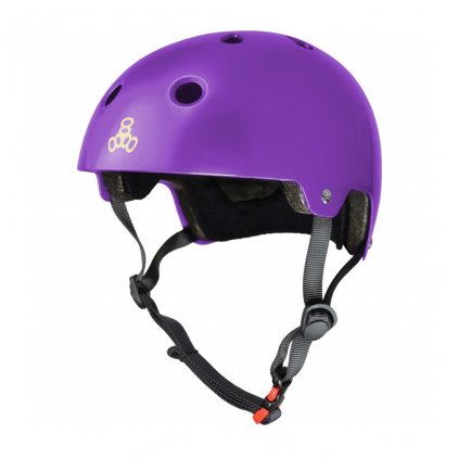 Triple Eight - Dual Certified Helmet EPS Liner Purple glossy - helma
