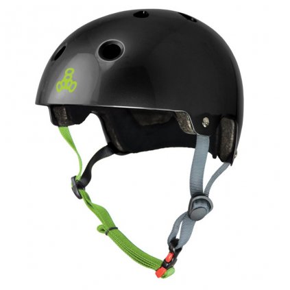 Triple Eight - Dual Certified Helmet EPS Liner Black Zest - helma