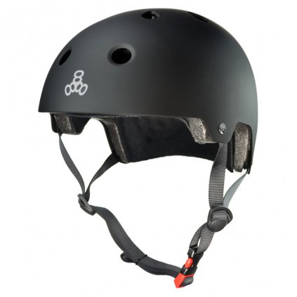 Triple Eight - Dual Certified Helmet EPS Liner All Black matte - helma