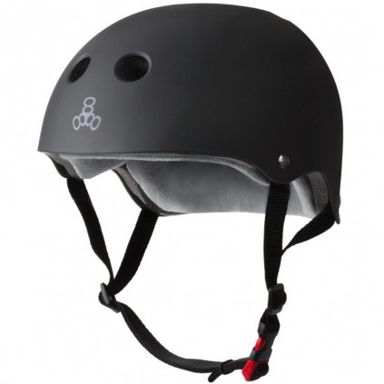 triple eight the certified sweatsaver helmet allblack 1