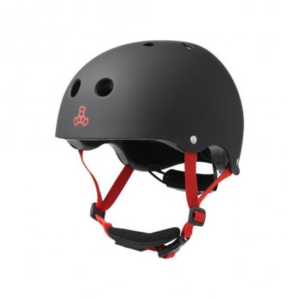 Triple eight lil8 dual certified helmet eps liner black matte 1