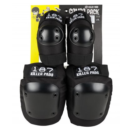 187 Killer Pads - Combo Pack - Black - Sada chráničů pro dospělé
