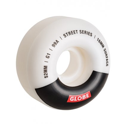 Globe - G1 Street Wheel 52mm 99a White/Black - (sada 4 ks)