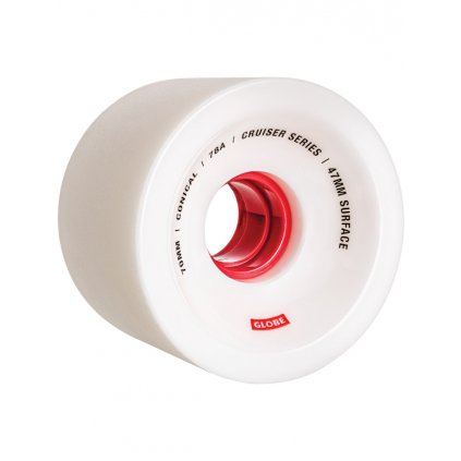 Globe - Conical 70 x 47mm 78a White/red - (sada 4 ks)