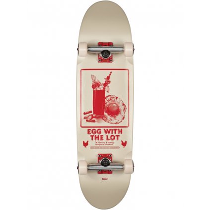 Globe - Eggy Offwhite/Red 8.625" - Skateboard
