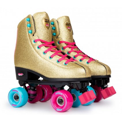 Rookie - BUMP Rollerdisco V2 - Gold - Trekové brusle